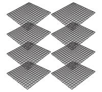 BUTIFULSIC 8pcs Aquarium Rock Substrate Divider Plastic Grid 11.65 Inch Fish Tank Partition Board Bottom Filter Plate with 0.39 Inch Hole for Impurity Separation and Protects Juvenile Fish