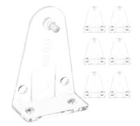 BUTIFULSIC 8pcs Blind Hold Clips for Horizontal Blinds Window Fixing Brackets Sturdy Pom Material Not Easy to Deform Replacement