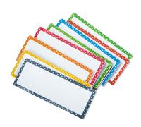 BUTIFULSIC 8pcs Magnetic Name Tags with Dry Erase Surface for Classroom Management and Market Use, Easy to Write and Move, Made of Sturdy Eva Material, Magnetic Labels for Organising