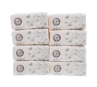 BUTIFULSIC 8pcs Plenty Kitchen Roll Made of Wood Pulp, White Extraction Paper Tissue for Kitchen and Public Use, Soft and Absorbent Tissue Paper Suitable for Home and Restaurant Scenarios