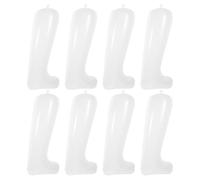 BUTIFULSIC 8pcs White Inflatable Boot Shapers for Tall Boots Made of Sturdy Pvc Travel Friendly and Closet Storage Organizer to Maintain Shape and Prevent Creasing