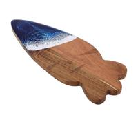 BUTIFULSIC Acacia Wood Carrot Shape Cutting Board Surfboard Design Vegetable and Serving Board Decorative Kitchen Use