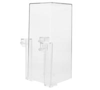 BUTIFULSIC Acrylic Hanging Fish Tank with Negative Pressure Design, 10.6x4.5x4.5 Inch Suspended Aquarium Elevator for Easy Maintenance and Space Saving, for Betta Fish on Window Sills