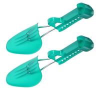 BUTIFULSIC Adjustable Ladies Shoe Stretcher Plastic Boot Holder with Metal Parts Extends Shoe Life Maintains Shape Hanging Design in Green