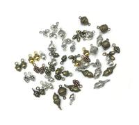 BUTIFULSIC Alloy Pendant Charms Set for Jewelry Making, 50 Pieces DIY | Creative Acorn and Pine Cone Shapes, for Dangle or Sweater Chain Use, Partner and Girlsfriends Gift