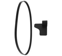 BUTIFULSIC Aluminum Bread Maker Paddle Black Rubber Replacement Belt for Bread Machine Precisely Matched Parts for Better Mixing Effect