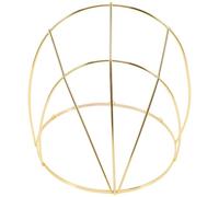 BUTIFULSIC Ancient Hair Crown Frame Chinese Traditional Hair Crown Frame Easy to Operate Practical Golden Chinese Style Retro DIY Accessory and Take Pictures