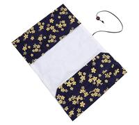 BUTIFULSIC Blue Hot-Stamping Fabric Cherry Blossoms Cloth Book Cover Sleeve for Paperback Books and Notebooks, Protects Privacy and Prevents Scratched Cover, for Students in Public Living