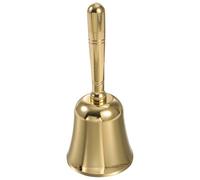 BUTIFULSIC Brass Dinner Hand Bell and Crisp Sound Golden Customer Service Bell for Restaurant Bar Party Use for Call and Attention