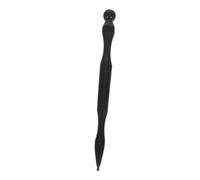 BUTIFULSIC Buffalo Horn Dual-Head Acupressure Stick Facial Massager for Deep Tissue Reflexology Portable Self-Massage Pen for Full Body Relaxation and Beauty Enhancement Skin-Friendly