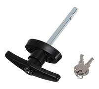 BUTIFULSIC Cabinet Door Handle Lock for Vehicles Zinc Alloy Strong T Handle Lock Suitable for Electric Control Cabinets and Trailers 5.5 X 3.9 X 2.5 Inch