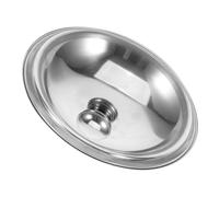 BUTIFULSIC Chamber Pot Lid Replacement Cover Urinal Cover Stainless Steel Easy to Store and Maintain with Sturdy Silver Material for Homes and Hospitals for Bedpans and Use