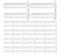 BUTIFULSIC Compression Sleeves with Smooth and Easy Removal 200pcs for Rimless Glasses, Spare Buckle Eyeglasses Nose Pads Suitable for Frameless Eyeglasses Repair and Fixing