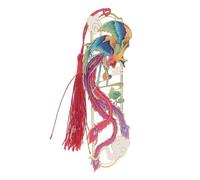 BUTIFULSIC Copper Dragon Phoenix Metal Bookmark Classic Chinese Style Creative Decorative Versatile Book Accessory for Occasions Random Color