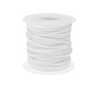 BUTIFULSIC Cotton Braided Candle Wick Spool 44g 32 Strands White 1 Roll Easy to Ignite Can be Cut to Different Lengths for DIY Candle Making Suitable