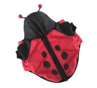 BUTIFULSIC Creative Practical Design with Neat Stitching Pet Ladybird Outfit Polyester Material Special Spoof Style Pet Garment for Cats and Dogs for Daily Wear and Weekend Parties