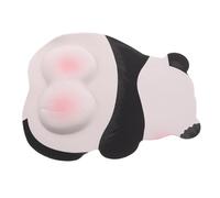 BUTIFULSIC Cute Pink Panda Mouse Pad with Wrist Rest Made of Soft Milk Silk Material Featuring Anti-slip Base and Versatile Use, for Office and Computer Desk Comfort
