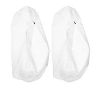 BUTIFULSIC Cylindrical Blended Fabric Minimalist Design 2pcs round Roll Pillow Covers with Zipper Bolster Pillowcases for Neck Roll, Convenient to Remove and Clean for Home and Travel