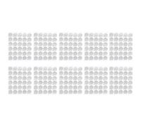 BUTIFULSIC Disposable Eyelash Glue Sticker Pads Slow Down Adhesive Hardening 20 Sheets with 600pcs Aluminum Paper Gaskets for Eyelash Extension Supplies for Professional Application