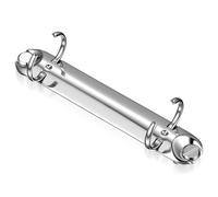 BUTIFULSIC DIY Document Binder Ring Silver Iron Metal Rings for Office and On-the-go Use Featuring Resistance to Deformation and Simple Stylish Appearance