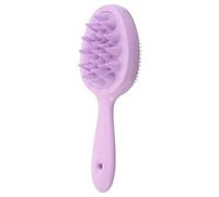 BUTIFULSIC Double Sided Hair Scalp Brush with Long Handle, Silicone Material for Gentle Massage and Deep Cleaning, Wide Fine Tooth Design, Suitable for Shower and Travel Use by Women