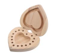 BUTIFULSIC Elegant Wooden Essential Oil Case with Heart-Shaped Design 16 Slots Wooden Storage Box for Oils Preserves Purity and Aroma for Travel and Home Use