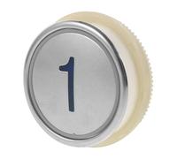 BUTIFULSIC Elevator Lift 1St Floor Button Replacement Stainless Steel Push Button with Blue LED Indicator Elevator Spare Part Compatible for Lift Accessories