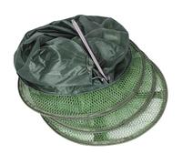 BUTIFULSIC Fish Locating Netting Mesh Fishing Netting Coating Pu Wear-resist Material Stainless Steel Easy to Carry Keeping Fish Alive Fishing Lovers