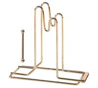 BUTIFULSIC Golden Iron Raffle Ticket Dispenser Lightweight Easy to Carry Desktop Raffle Ticket Organizer Holder for Lottery Store