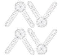 BUTIFULSIC Goniometer Protractor 6 Inch Orthopedic Angle Ruler for Finger Abduction Physical Therapy and Joint Measurement, Foldable Medical Measuring Tool for Body Angle Assessment