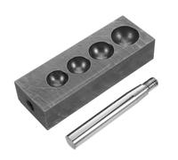 BUTIFULSIC Graphite Sphere Mold for Jewelry Processing and Laboratory Research, Versatile Design with Precision Crafting, Black Graphite Material, for Casting Glass and Metal Spheres