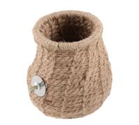 BUTIFULSIC Hand-woven Parrot Nest Warm Bird Sleeping Bed Made of Cotton and Rope Lightweight Portable Cage Accessory Suitable for Winter Use the Cage