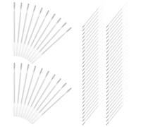 BUTIFULSIC Heat Erasable Fabric Marking Pens Refill White Disappearing Ink 100pcs with Sharp and Visible Lines for Efficient Workflow Suitable for Quilting and Fabric Pattern Transfer