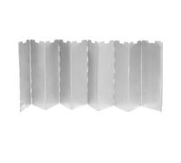 BUTIFULSIC Heat Reflector Shield Patio Heater Accessory Aluminum Alloy Foldable round with Wind Resistance for Propane Patio Heater and Outdoor Stove for Gardens and Picnics