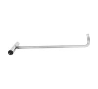 BUTIFULSIC Heavy Duty 38cm 304 Stainless Steel T-Shaped Manhole Cover Hook with Blunt End, Well Lid Lifting Tool for Sewer and Roller Shutter Doors, Industrial Pulling and Lifting Grab Hook
