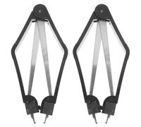 BUTIFULSIC Ic Puller, Anti-Static Plcc Removal Tool 2pcs and Spring Assisted Extractor Metal and Abs Construction, Multi-Purpose Chip Extraction Tool for Experiments