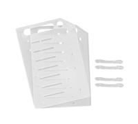 BUTIFULSIC -inch Acrylic Hard Drive Rack with 8 Layer Multi-layer Design Hard Drive Rack for Protecting and Fixing Disks DIY Disk Suitable for Desktop Use