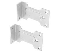 BUTIFULSIC Iron Door Closure with L-Shape Design Parallel Plate 2pcs Lightweight and Simple to Install Door Closer Part Compatible for Home Use