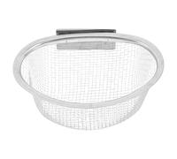 BUTIFULSIC Kitchen Sink Strainer Basket for Efficient Debris Blocking and Rust Resistance Oval Stainless Steel with Fine Mesh Suitable for Vegetable Peels and Residue in Water Scenarios