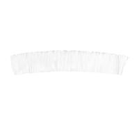 BUTIFULSIC Large-sized White Polyester Flower Wrap Paper Roll for Bouquet Packaging, Decorative Wrapping Paper for Flower Shop and Family Use Beautiful Wavy Design