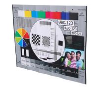 BUTIFULSIC Lens Adjustment Chart with for Performance Lighting in, Paper Material and Colour Accuracy Chart Evaluation Lens Tester Monitor Cctv Installation