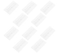 BUTIFULSIC Manual Break Glass Alarm Cover Rectangle Glass Panels 10pcs with Enhanced Safety and Visibility for Fire Alarm and Manual Call Point Suitable for Office and Home Use
