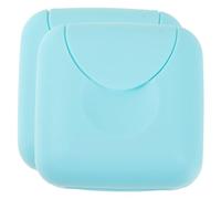 BUTIFULSIC Menstrual Cups Storage Box 2Pcs Compact Dustproof Carrying Case for Travel and Outdoor Use Protecting Intimate Hygiene Essentials (Blue)