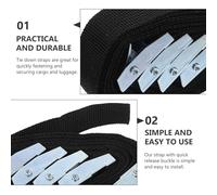 BUTIFULSIC Mini Ratchet Strap with Zinc Alloy and Polypropylene Material Heavy Duty Tie down Straps 5pcs Retractable and Adjustable Suitable for Roof Bracket and Roof Rack Cargo Tie-down