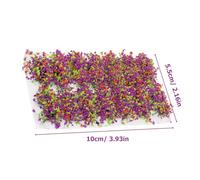 BUTIFULSIC Miniature Flower Cluster Model for Sand Table Micro Landscape Decoration, Artificial Mini Flower Cluster Group for DIY Diorama Scenery, Lavender Purple Micro Landscape Adornment