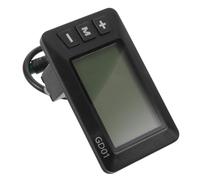 BUTIFULSIC Multi-function Electric Bicycle Lcd Speedometer 5 Pin Waterproof Connector and High Contrast Abs Display Screen, Easy Installation for Urban Commutes and Humid Environments