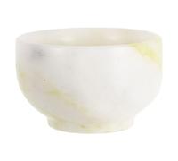 BUTIFULSIC Natural Jade Shaving Soap Dish for Men Lightweight Shaving Cup Finely Polished Finish for Professional Barber Green