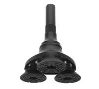 BUTIFULSIC Non-slip Walking Stick Ferrule Rubber Tip with 3 Prong Self Standing Base for Trekking Poles and Walking Cane, Easy Installation, Thickened Pad for Terrains and Hikes
