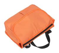 BUTIFULSIC Orange Wheelchair Storage Bag with Oxford Cloth Material, Quick Access Pockets and Compartments, High Visibility Design, Convenient Hanging Style for Daily Use and Hospitals
