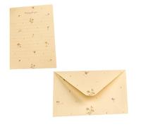 BUTIFULSIC Paper Pastel Damage for to Not Practicability Floral Letter with Envelope Set Stationery Thank You Cards and Reply Letters